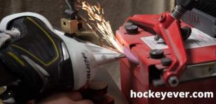 How to sharpen ice hockey skates at home