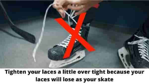 proper size and fitting of Hockey Skates